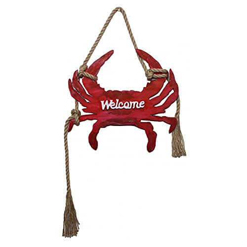 Red Crab Welcome Rope Hanging - view 1