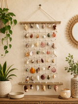 Natural Shell and Jute Net Wall Panel - view 1