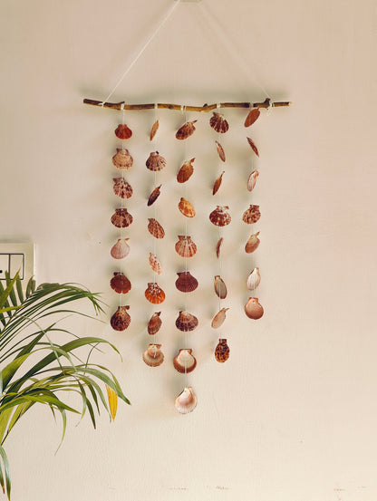 Natural Shell Strand Branch Hanging - view 2